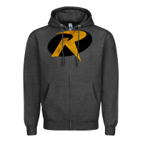Charcoal Heather Robin Zipper Hoodie - Craftify