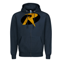 Navy Robin Zipper Hoodie - Craftify