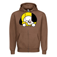 Chestnut bt21 chimmy jimin bts Zipper Hoodie - Craftify