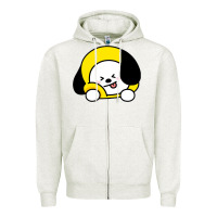 Oatmeal Heather bt21 chimmy jimin bts Zipper Hoodie - Craftify