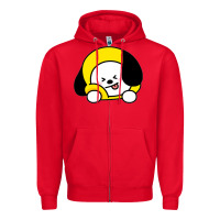 Red bt21 chimmy jimin bts Zipper Hoodie - Craftify