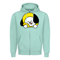 Seafoam bt21 chimmy jimin bts Zipper Hoodie - Craftify