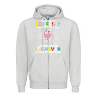 Dove Grey people should seriously stop expecting normal from me Zipper Hoodie - Craftify