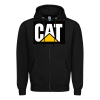 Black cat Zipper Hoodie - Craftify