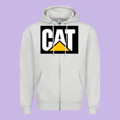 Cat Zipper Hoodie Designed By Craftify