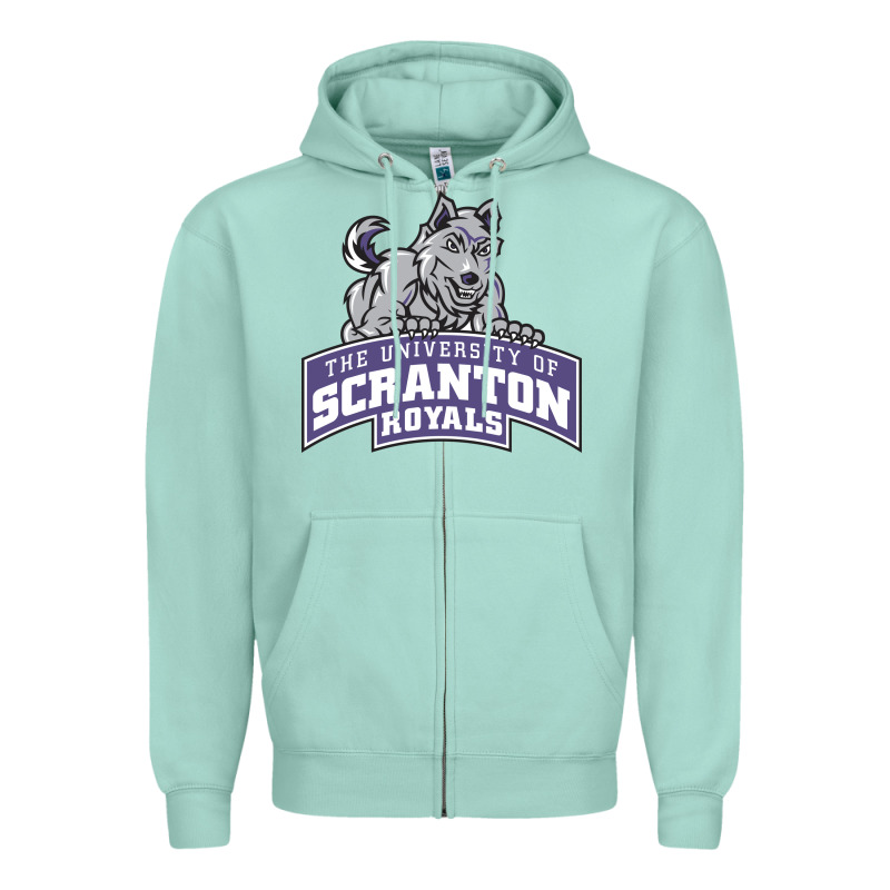 University Of Scranton Zipper Hoodie by Craftify | Teevron