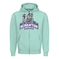 Seafoam university of scranton Zipper Hoodie - Craftify