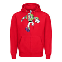 Red buzz lightyear Zipper Hoodie - Craftify