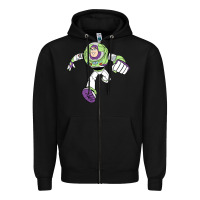 Black buzz lightyear Zipper Hoodie - Craftify