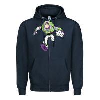 Navy buzz lightyear Zipper Hoodie - Craftify