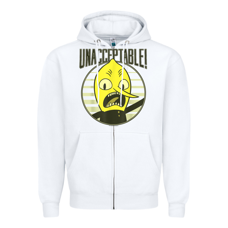 Cn Adventure Time Lemongrab Unacceptable T Shirt Zipper Hoodie by Craftify | Teevron