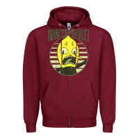 Burgundy cn adventure time lemongrab unacceptable t shirt Zipper Hoodie - Craftify