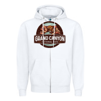 White grand canyon national park Zipper Hoodie - Craftify