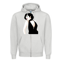 Dove Grey liza minnelli vexel Zipper Hoodie - Craftify