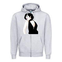 Heather Grey liza minnelli vexel Zipper Hoodie - Craftify