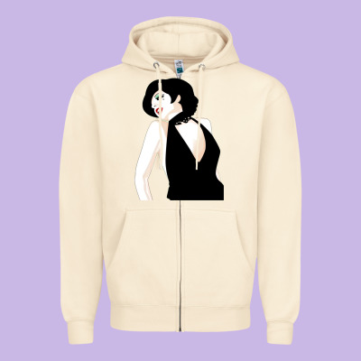 Liza Minnelli Vexel Zipper Hoodie Designed By Craftify