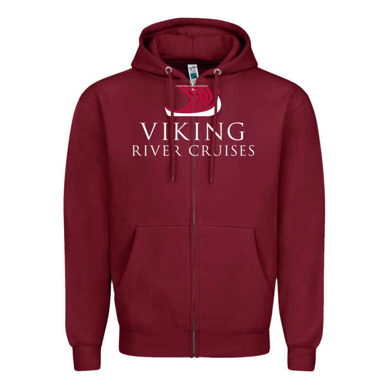 Luxury Cruises-viking River Zipper Hoodie by Craftify | Teevron