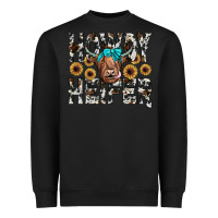 Black howdy heıfer Heavyweight Sweatshirt - JahusDesignShop