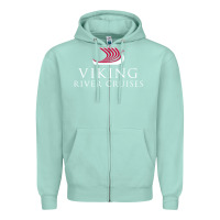 Seafoam Luxury Cruises-Viking River Zipper Hoodie - Craftify
