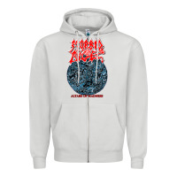 Dove Grey Morbid Angel - Altars of Madness Old School US Death Metal Zipper Hoodie - Craftify