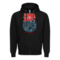 Black Morbid Angel - Altars of Madness Old School US Death Metal Zipper Hoodie - Craftify