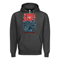 Charcoal Heather Morbid Angel - Altars of Madness Old School US Death Metal Zipper Hoodie - Craftify