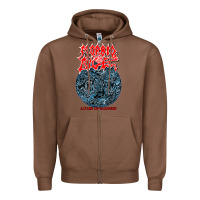 Chestnut Morbid Angel - Altars of Madness Old School US Death Metal Zipper Hoodie - Craftify