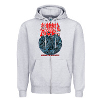 Heather Grey Morbid Angel - Altars of Madness Old School US Death Metal Zipper Hoodie - Craftify