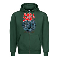 Sports Green Morbid Angel - Altars of Madness Old School US Death Metal Zipper Hoodie - Craftify