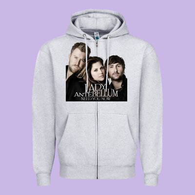 Lady Antebellum Zipper Hoodie Designed By Craftify