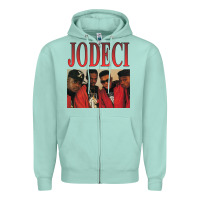 Seafoam JODECI 90S RB FUNK THROWBACK Zipper Hoodie - Craftify