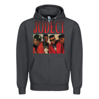 Smoke JODECI 90S RB FUNK THROWBACK Zipper Hoodie - Craftify