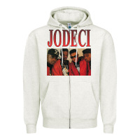 Oatmeal Heather JODECI 90S RB FUNK THROWBACK Zipper Hoodie - Craftify