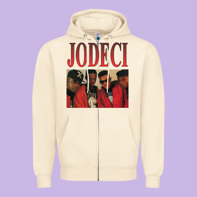 Jodeci 90s Rb Funk Throwback Zipper Hoodie Designed By Craftify