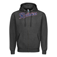 Charcoal Heather good | tacoma rainiers | baseball Zipper Hoodie - Craftify