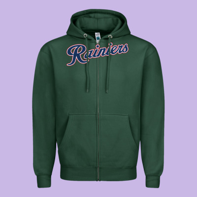 Good | Tacoma Rainiers | Baseball Zipper Hoodie Designed By Craftify