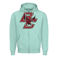 Seafoam boston college Zipper Hoodie - Craftify