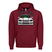 Burgundy altezza (is200  is300) Zipper Hoodie - Craftify