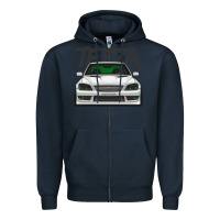 Navy altezza (is200  is300) Zipper Hoodie - Craftify
