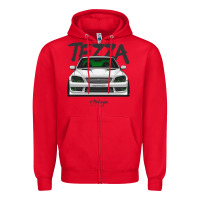 Red altezza (is200  is300) Zipper Hoodie - Craftify
