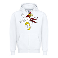 White foghorn leghorn looney Zipper Hoodie - Craftify