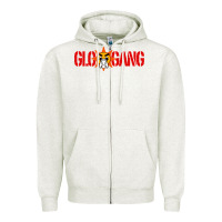 Oatmeal Heather glo gang Zipper Hoodie - Craftify