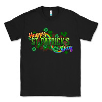 Black Happy St. Patrick's Day Classic Tee - HowdyJamesFarm