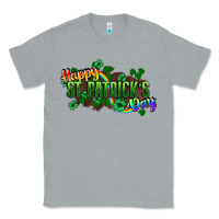 Heather Grey Happy St. Patrick's Day Classic Tee - HowdyJamesFarm