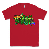 Red Happy St. Patrick's Day Classic Tee - HowdyJamesFarm