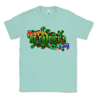 Seafoam Happy St. Patrick's Day Classic Tee - HowdyJamesFarm