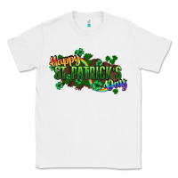 White Happy St. Patrick's Day Classic Tee - HowdyJamesFarm