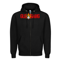 Black glo gang Zipper Hoodie - Craftify