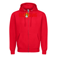 Red glo gang Zipper Hoodie - Craftify