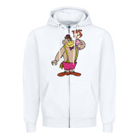 White Magilla Gorilla Ogee Classic Zipper Hoodie - Craftify